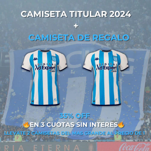 CAMISETA TITULAR DE RANCING + CAMISETA DE REGALO - ¡OFERTA 2X1!